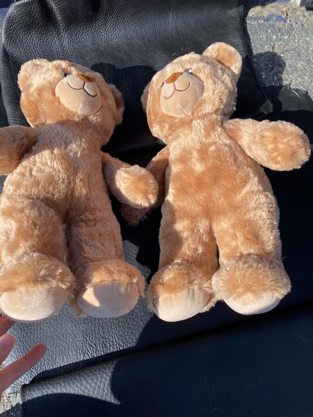 Build-A-Bear Light Brown Plush Teddy Bears - Pair